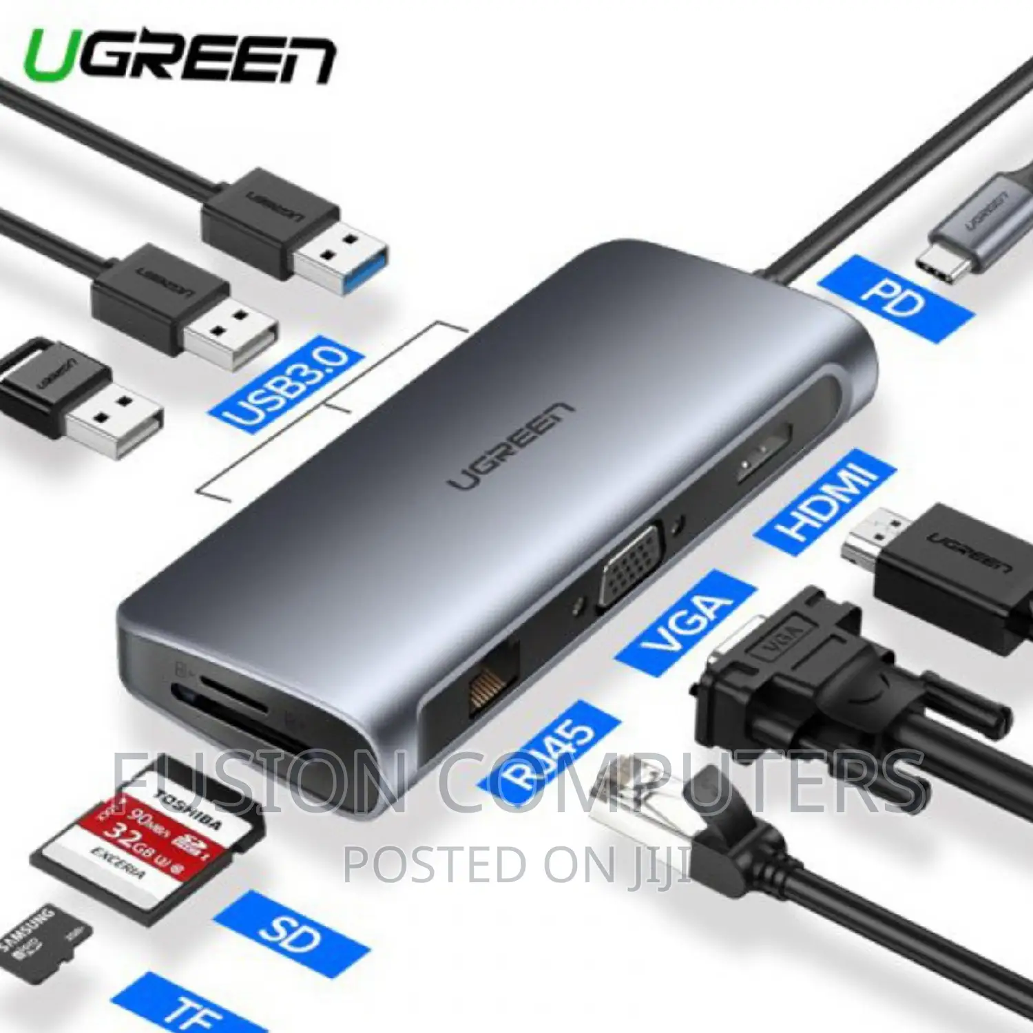 UGREEN USB-C Multifunction Adapter 9 in 1 - CM490