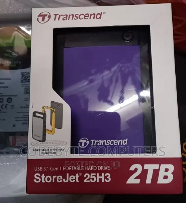 Transcend 2tb External HDD 2.5" Purple