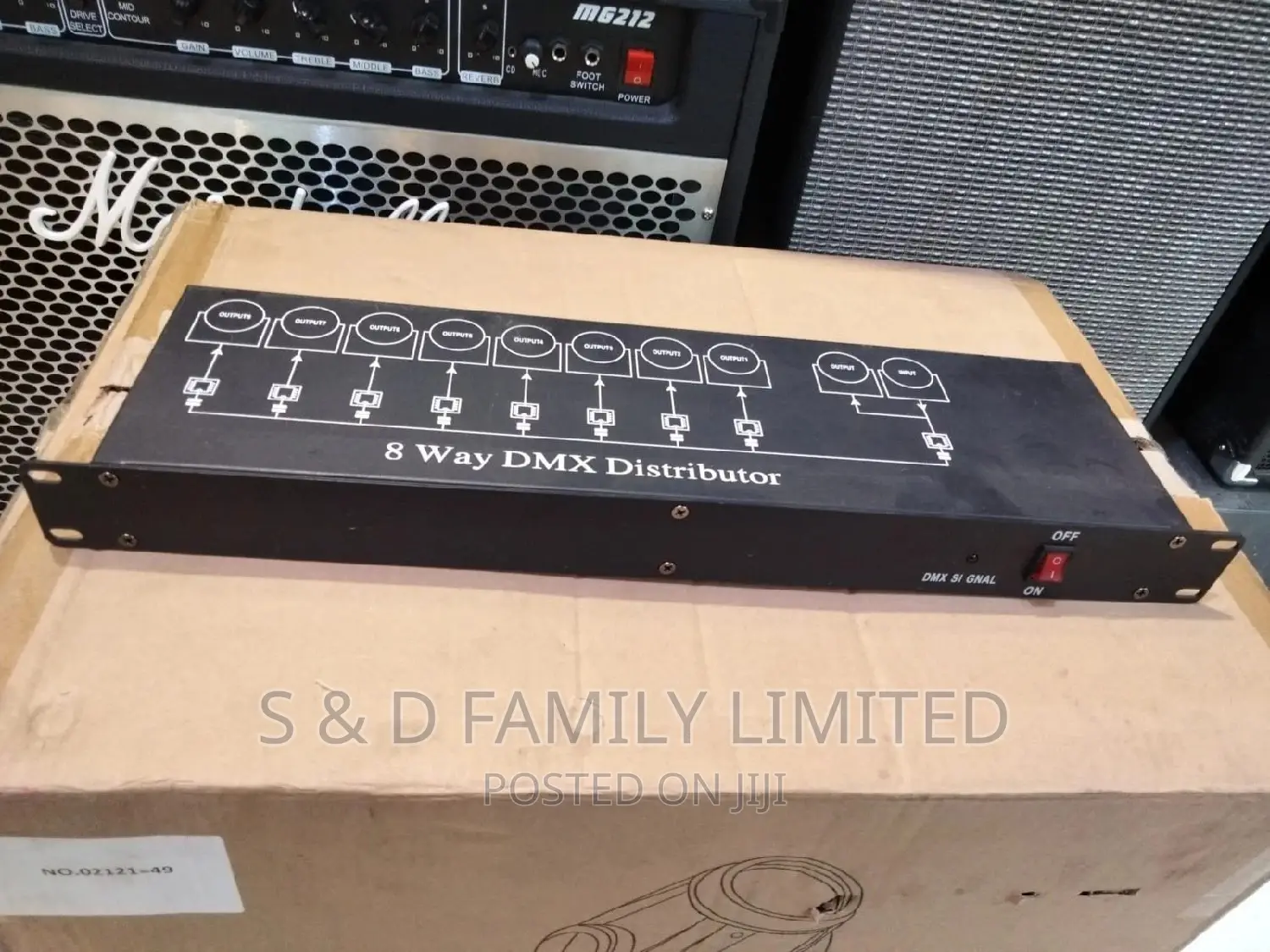 8 Way DMX Lights Distributor