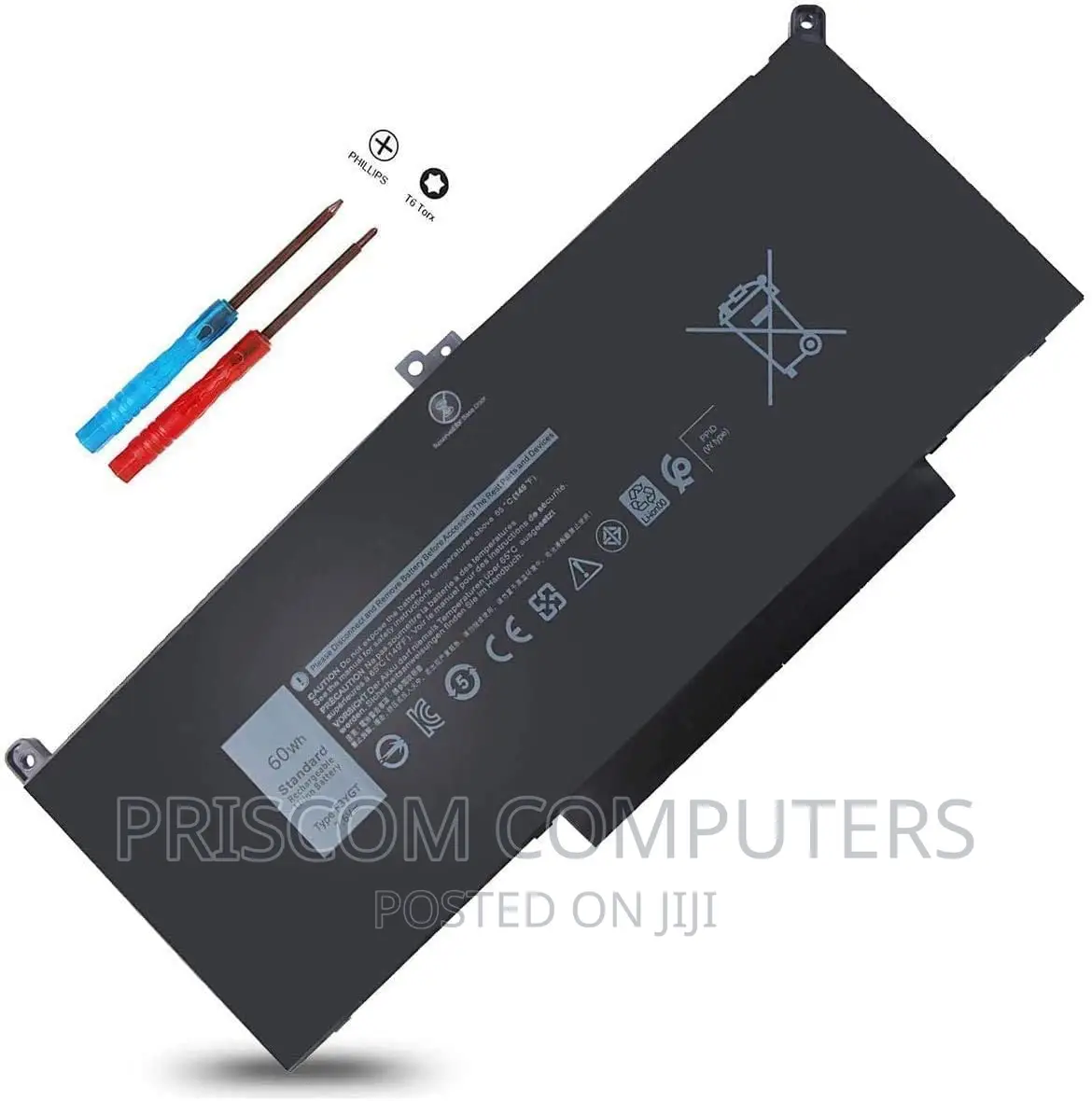 Dell Latitude E7280 E7480 7490 7380 E7290 YXKC F3YGT Batter