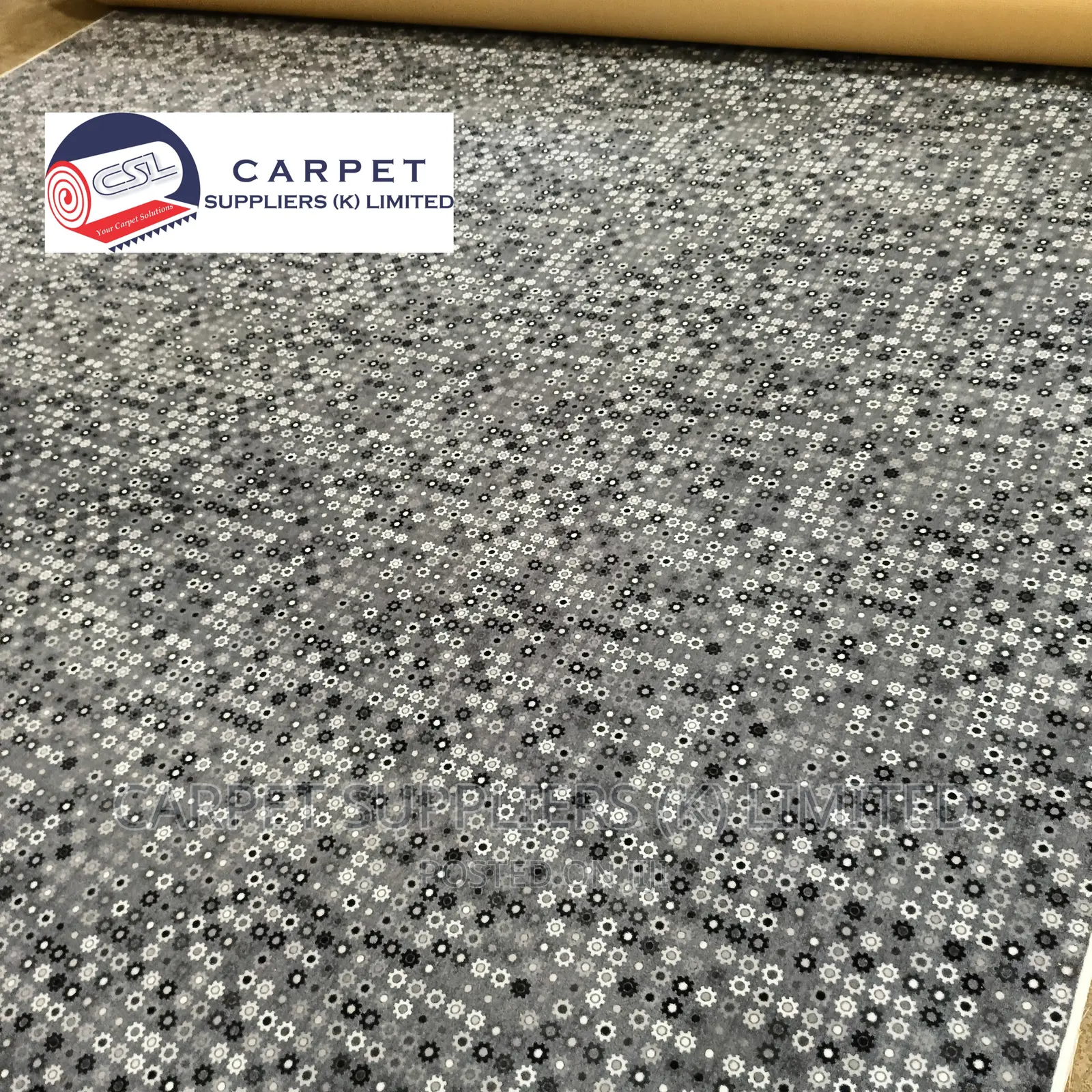 Grey Wall to Wall Carpet