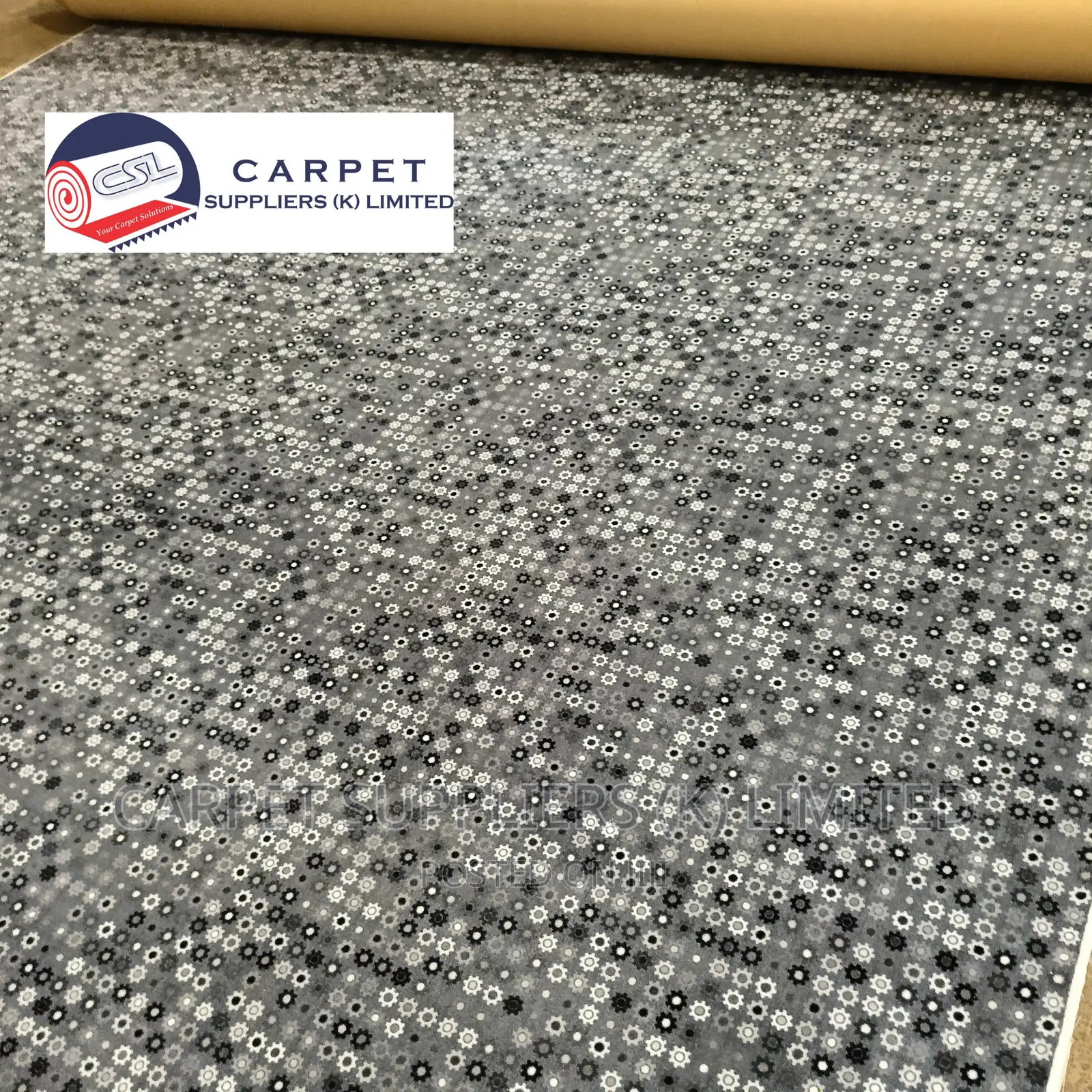 Grey Wall to Wall Carpet