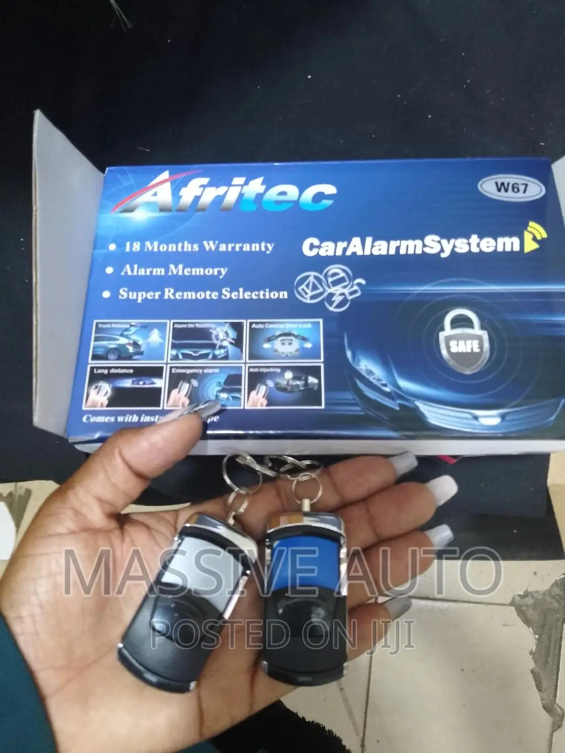 Buy Normal Car Alarm System Without Cutout/ Car Alarm