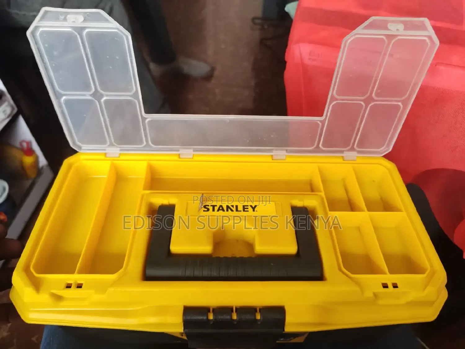 Stanley 13" Tool Box Lockable Toolbox With Cover