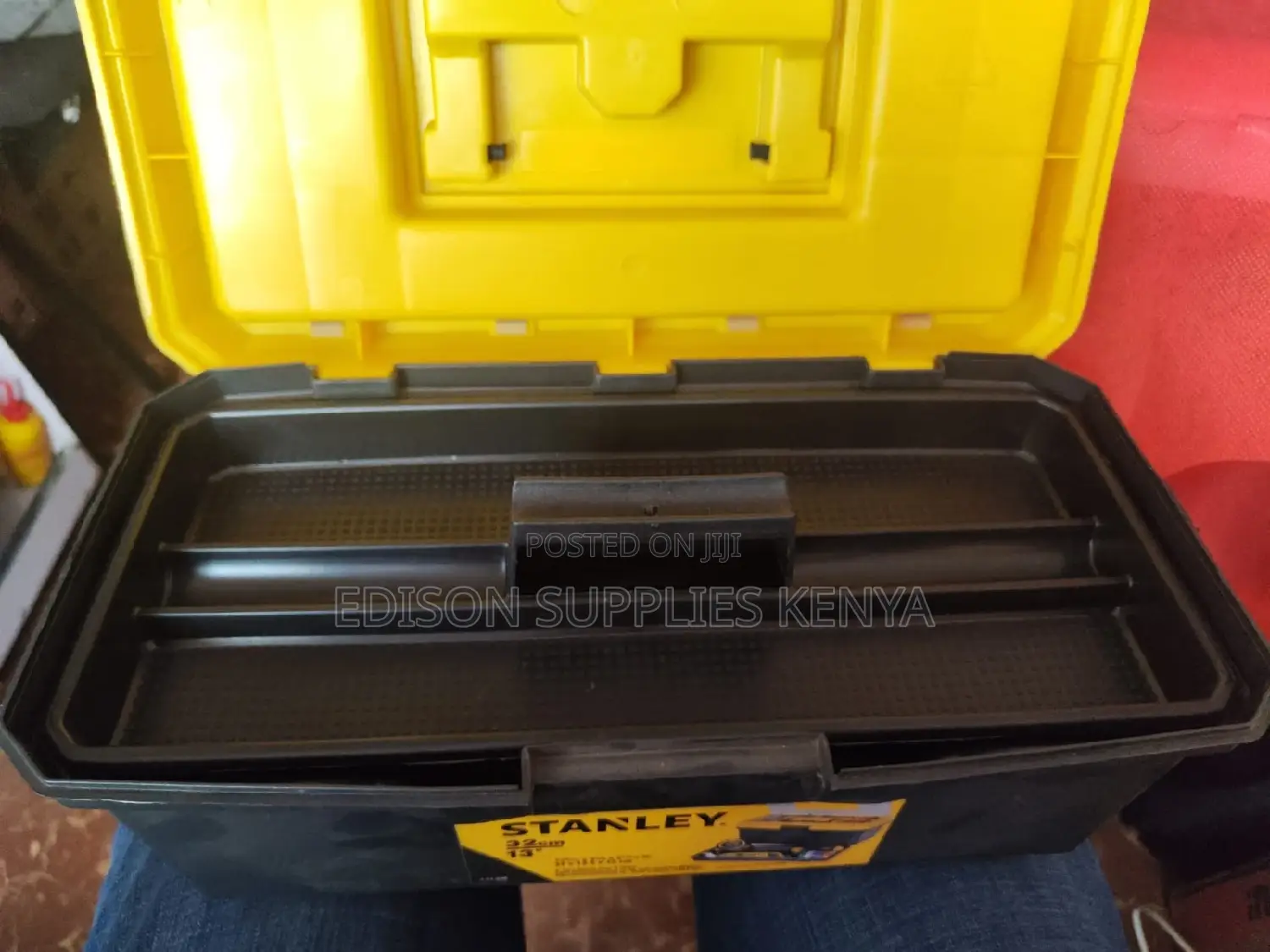 Stanley 13" Tool Box Lockable Toolbox With Cover