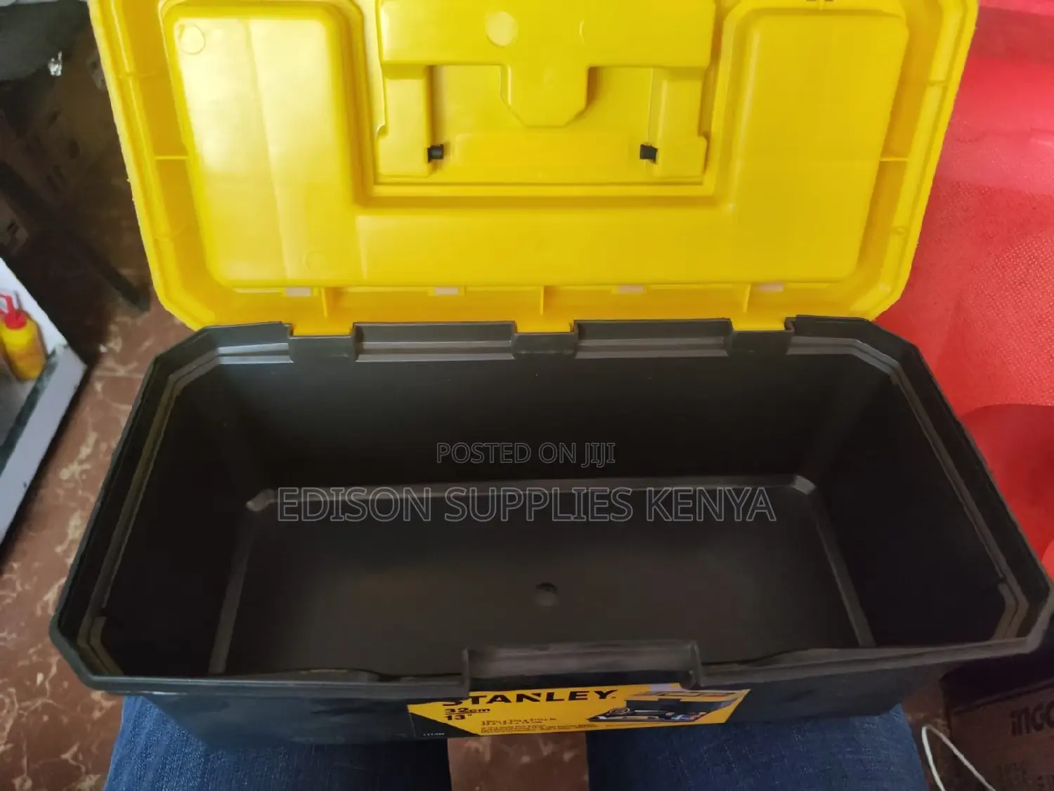 Stanley 13" Tool Box Lockable Toolbox With Cover