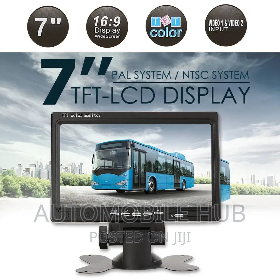 7" TFT LCD Universal Screen DVD Camera