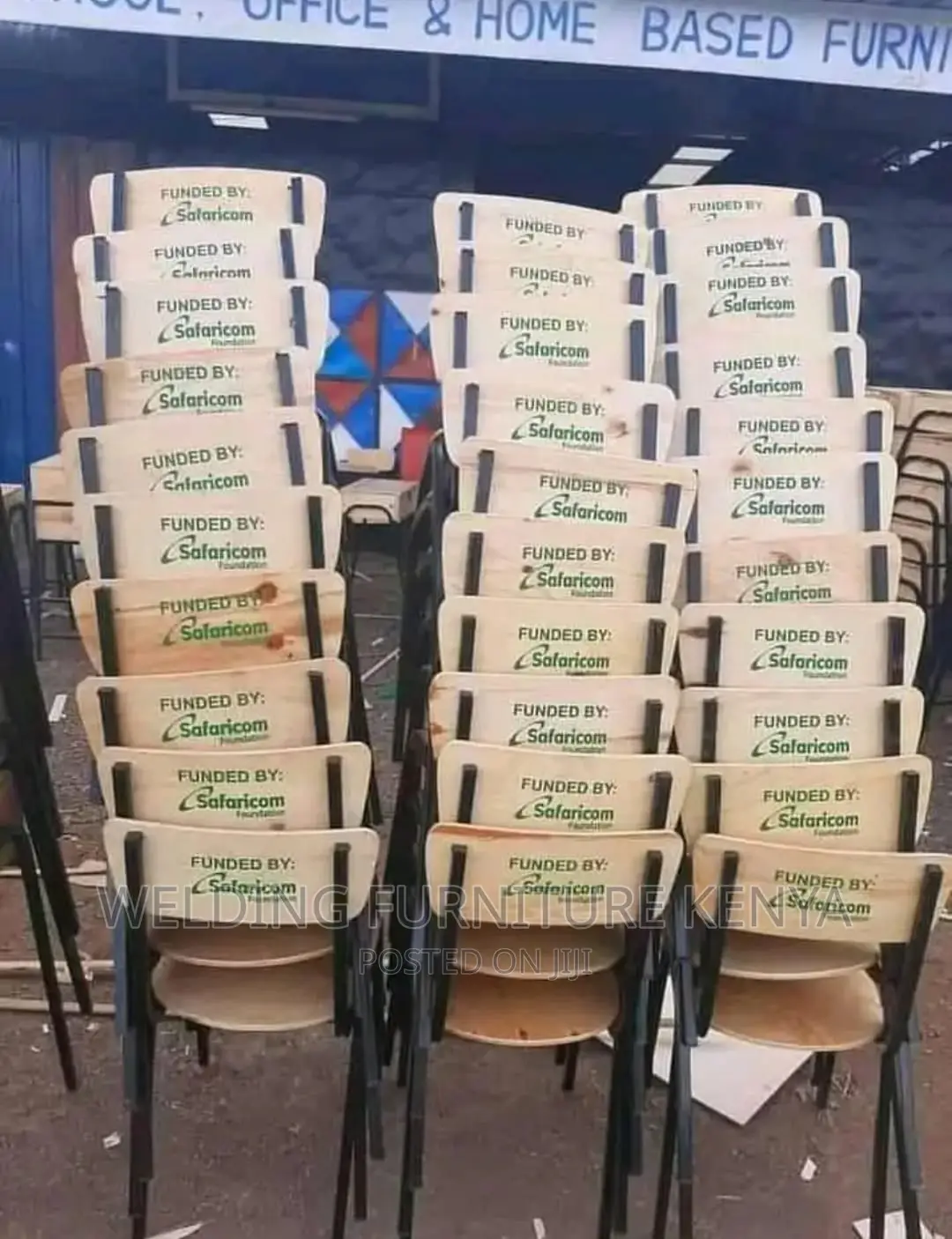 School Lockers and Chairs