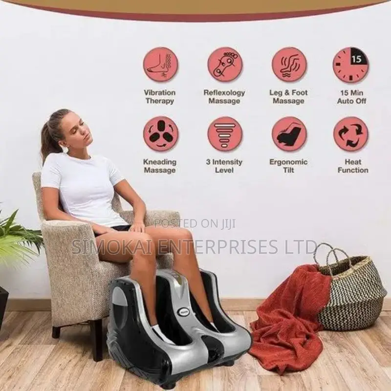 Foot, Calf Leg Massager, Vibration Heat, 3 Massage Levels