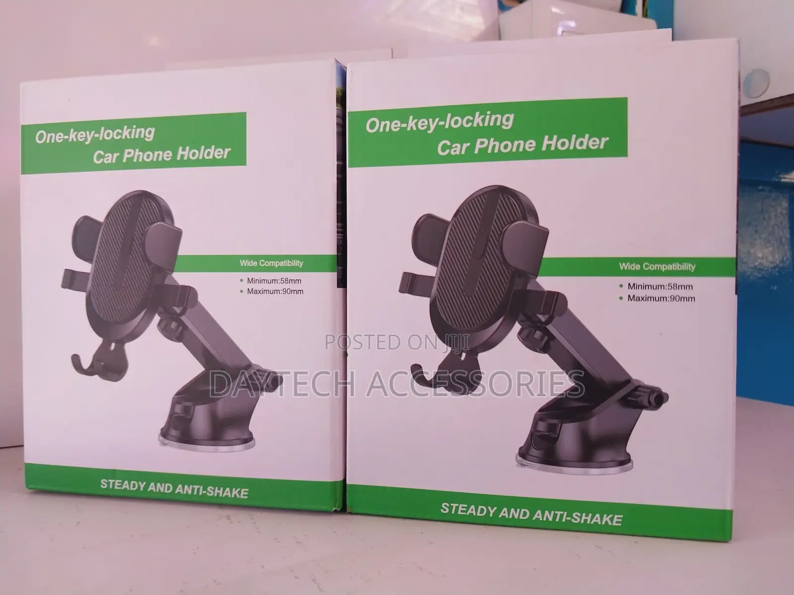Car Phone Holder Mount Suction Cup Carbon