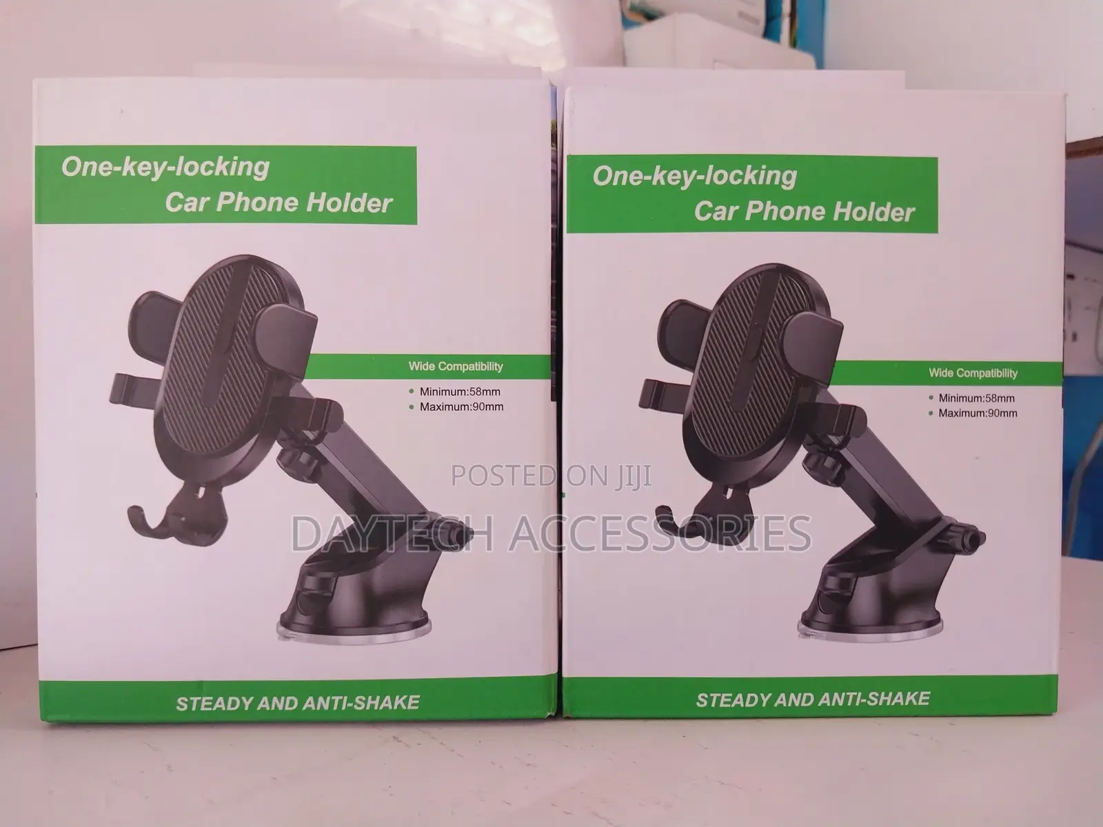 Car Phone Holder Mount Suction Cup Carbon