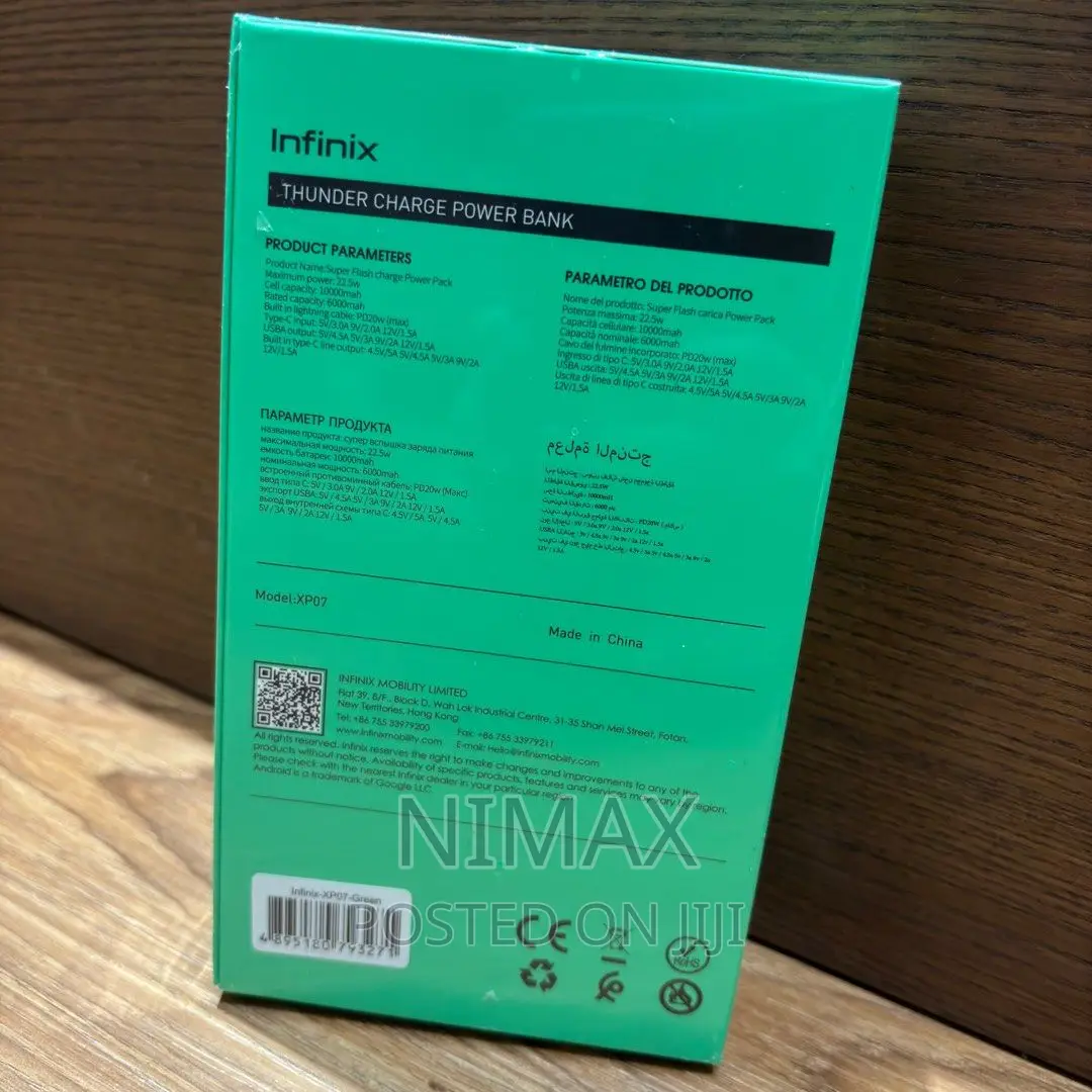 Infinix Powerbank 10,000mah