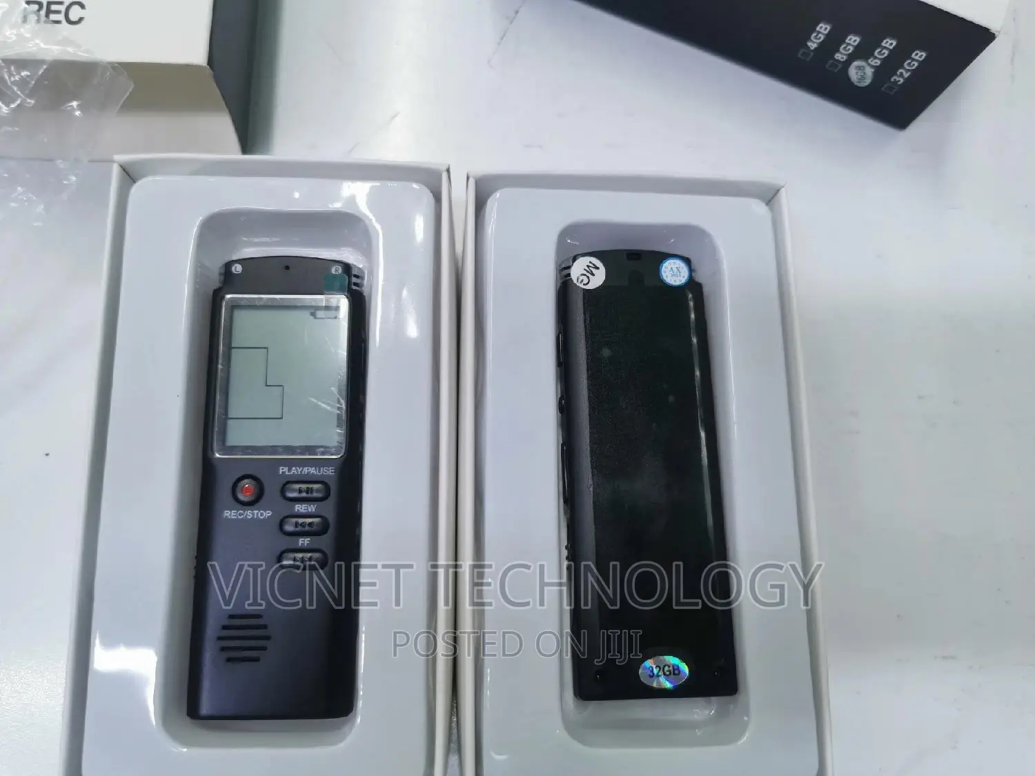 32gb/ 16gb Stereo Digital Voice Recorder With Microphones