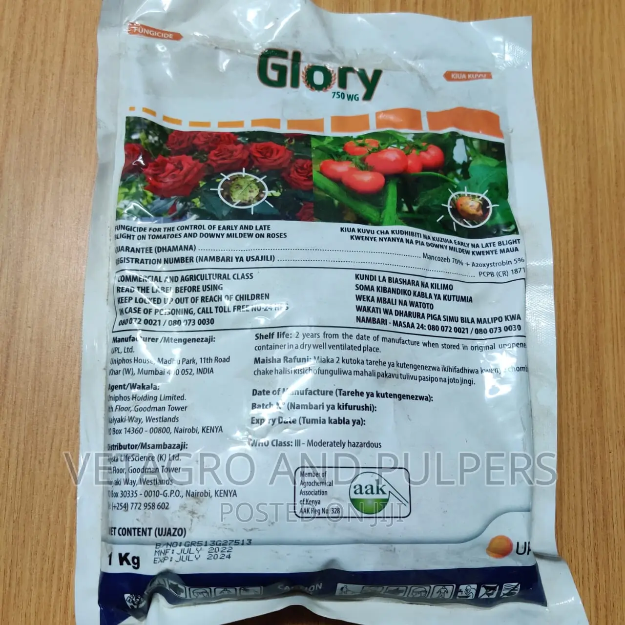 Glory 750 WG Fungicide