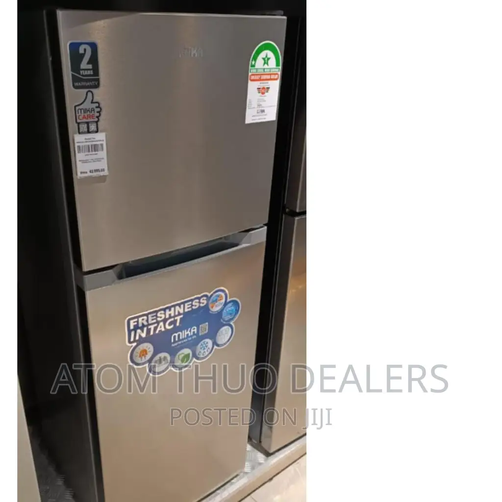 Mika 138 Litres Double Door Refrigerator 