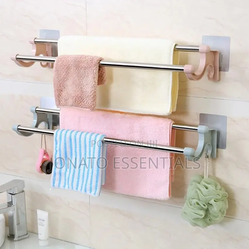 Double Rod Towel Holder, Double Bar Towel Rack