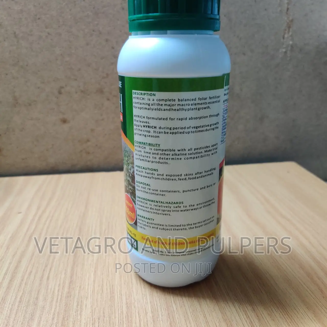 Hyrich Foliar Fertilizer Vegetative