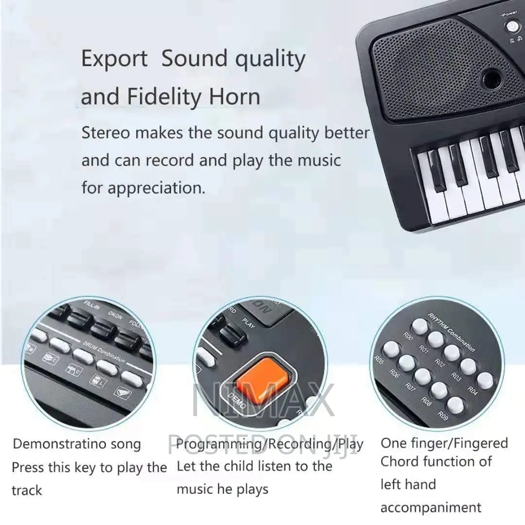 Piano 61keys With Mini Mic / Portable Piano