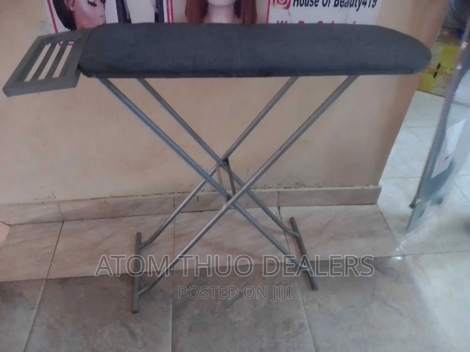 Grey Mettalic Ironing Board 