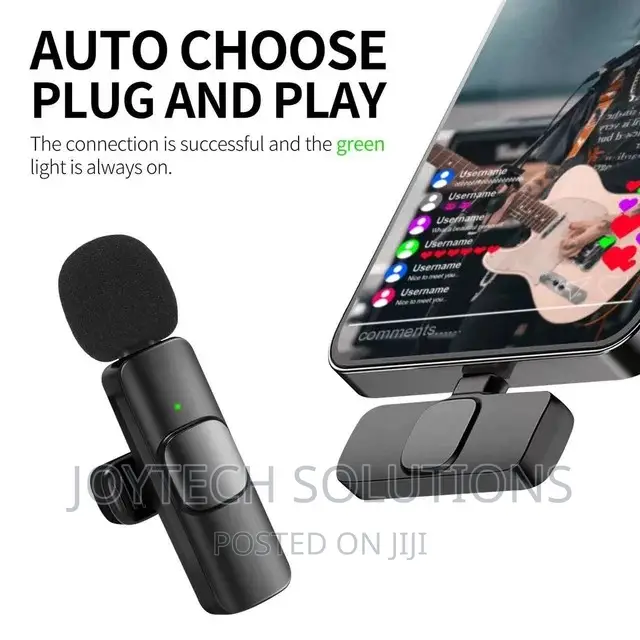 Original Lapelier Is Available. Noise Reduction Mic