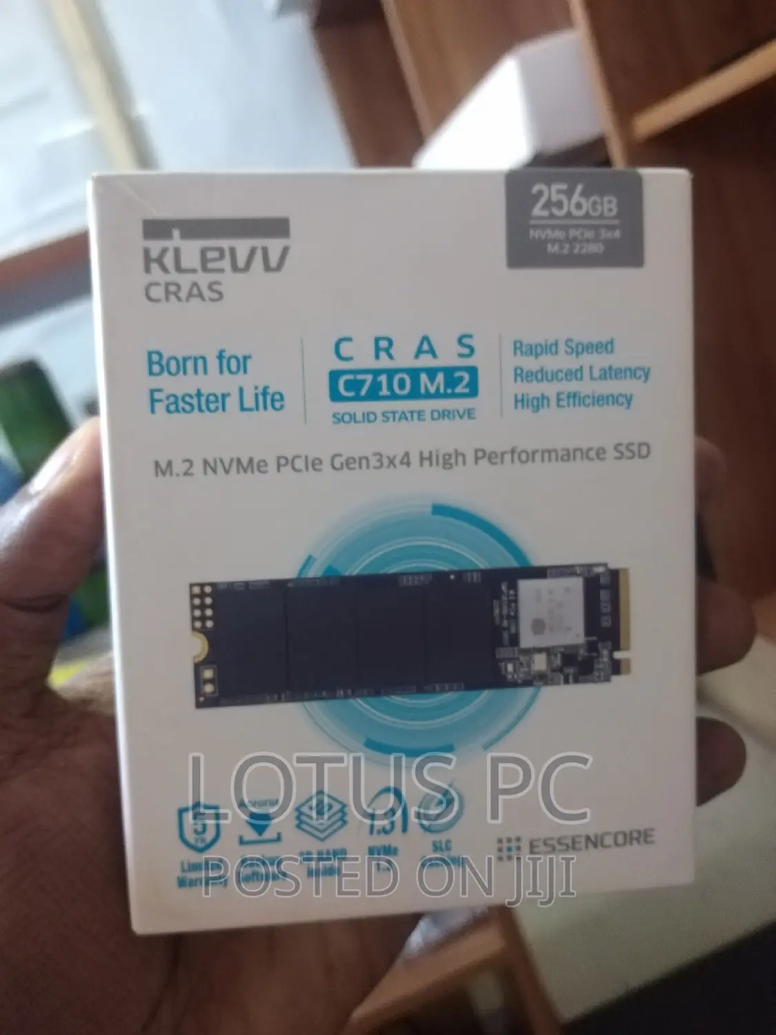 Single Notch Nvme Brand New 256gb SSD.