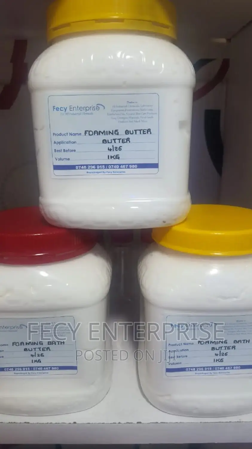 Foaming Bath Butter Available