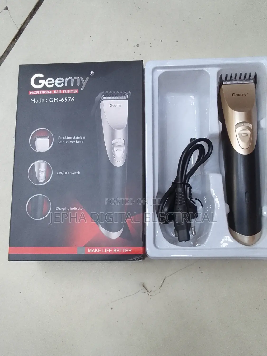 Geemy Hair Trimmer Md 6576