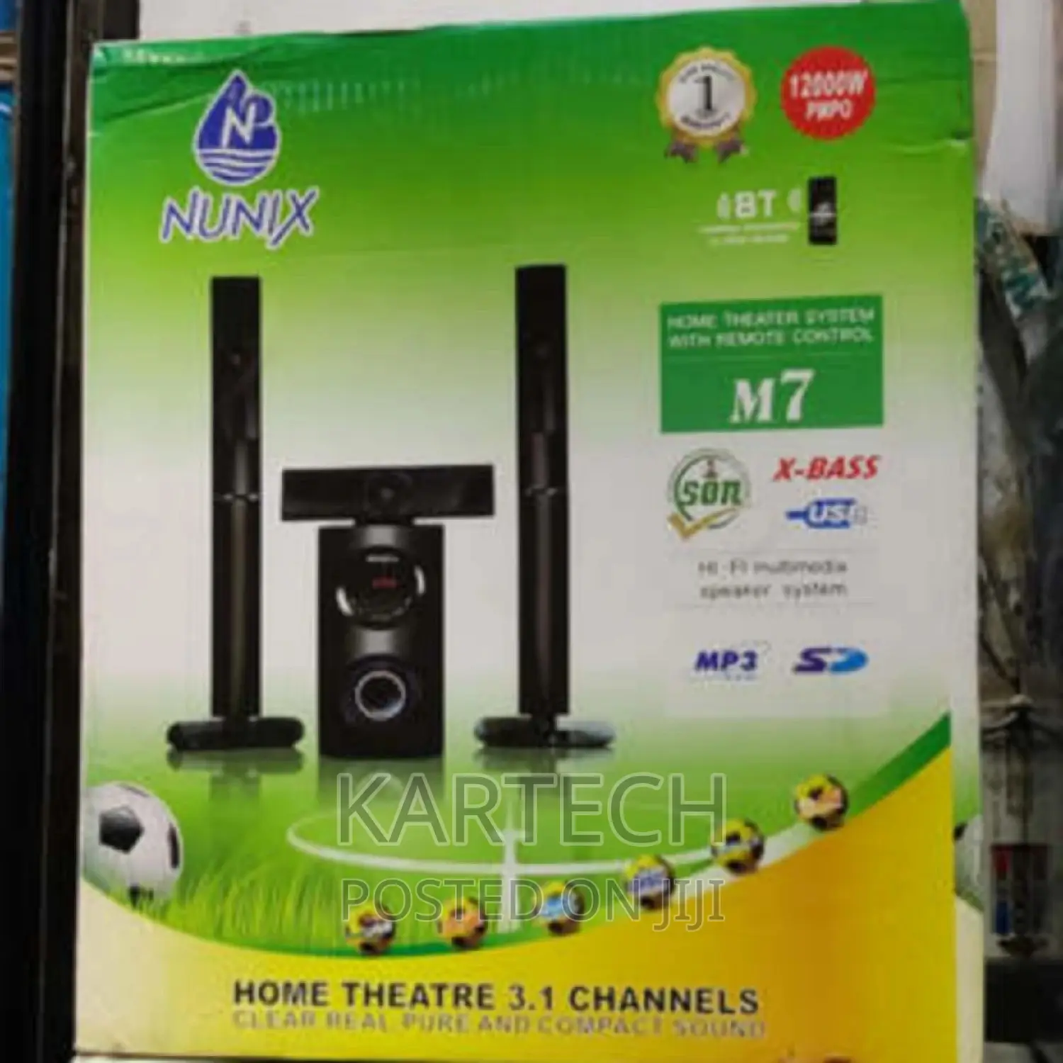 3.1 CH Nunix M7 Home Theatre Sound System