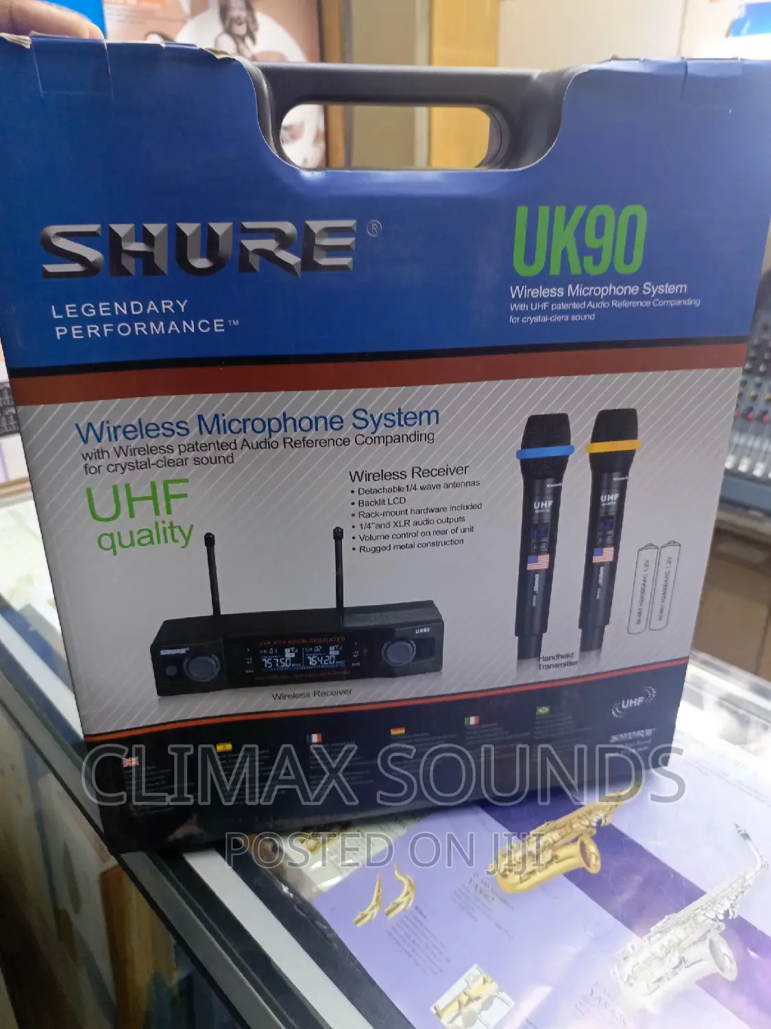 Shure Uk 90 Professional Wireless Microphone