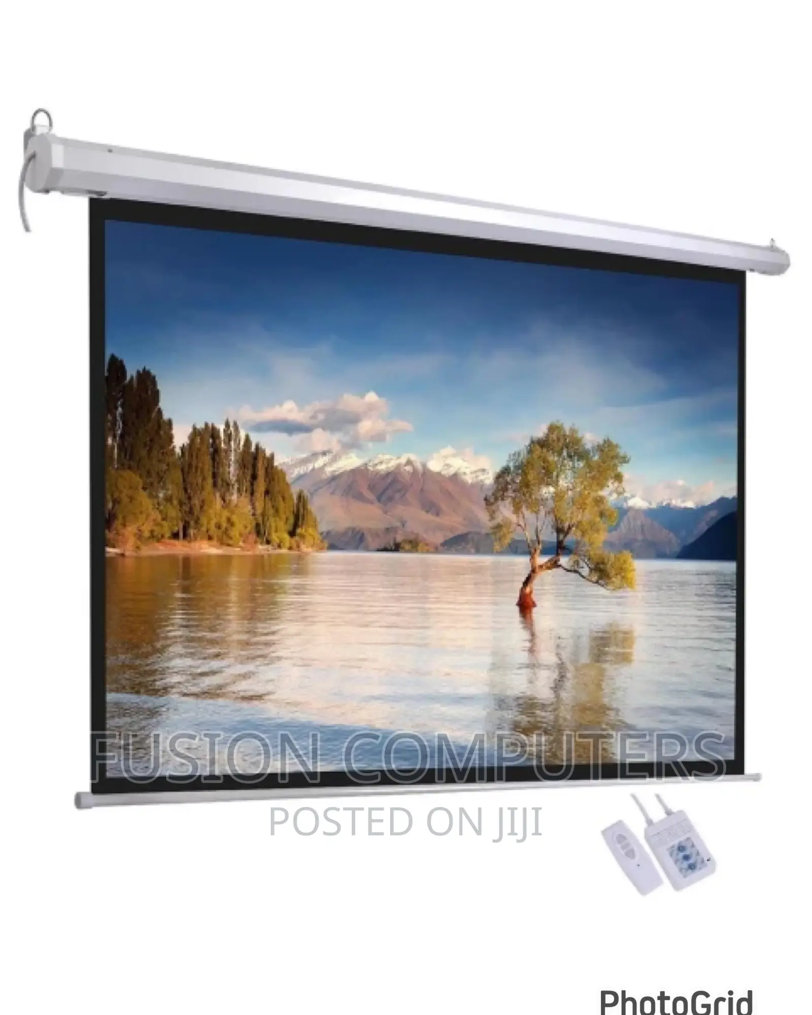 Auto Electric Projector Screen 180 X 180