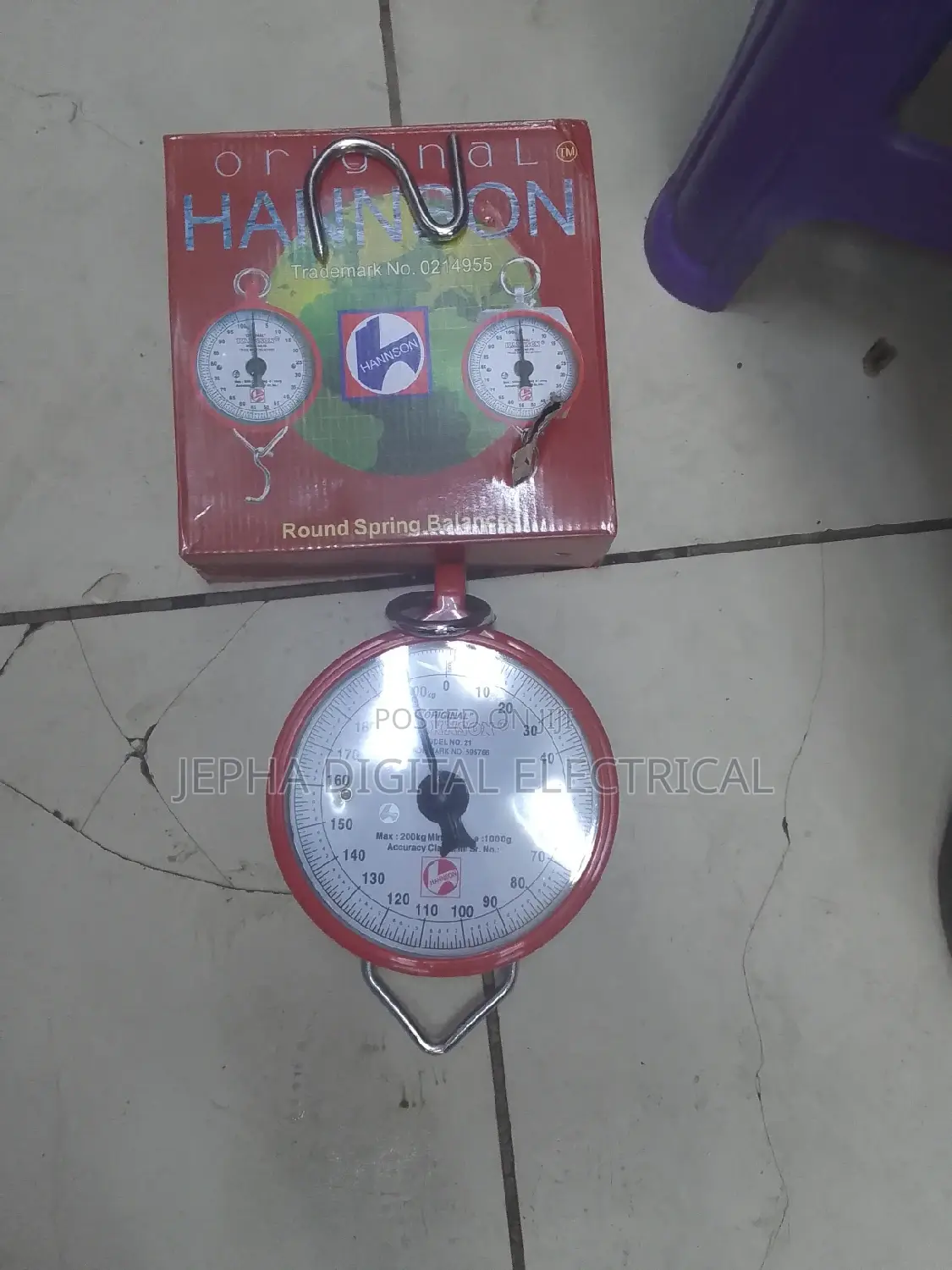 Hannson Hanging Scale 200kg