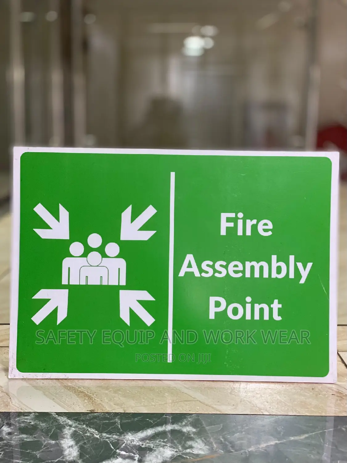 Fire Safety Sign, Assembly Point Guidance