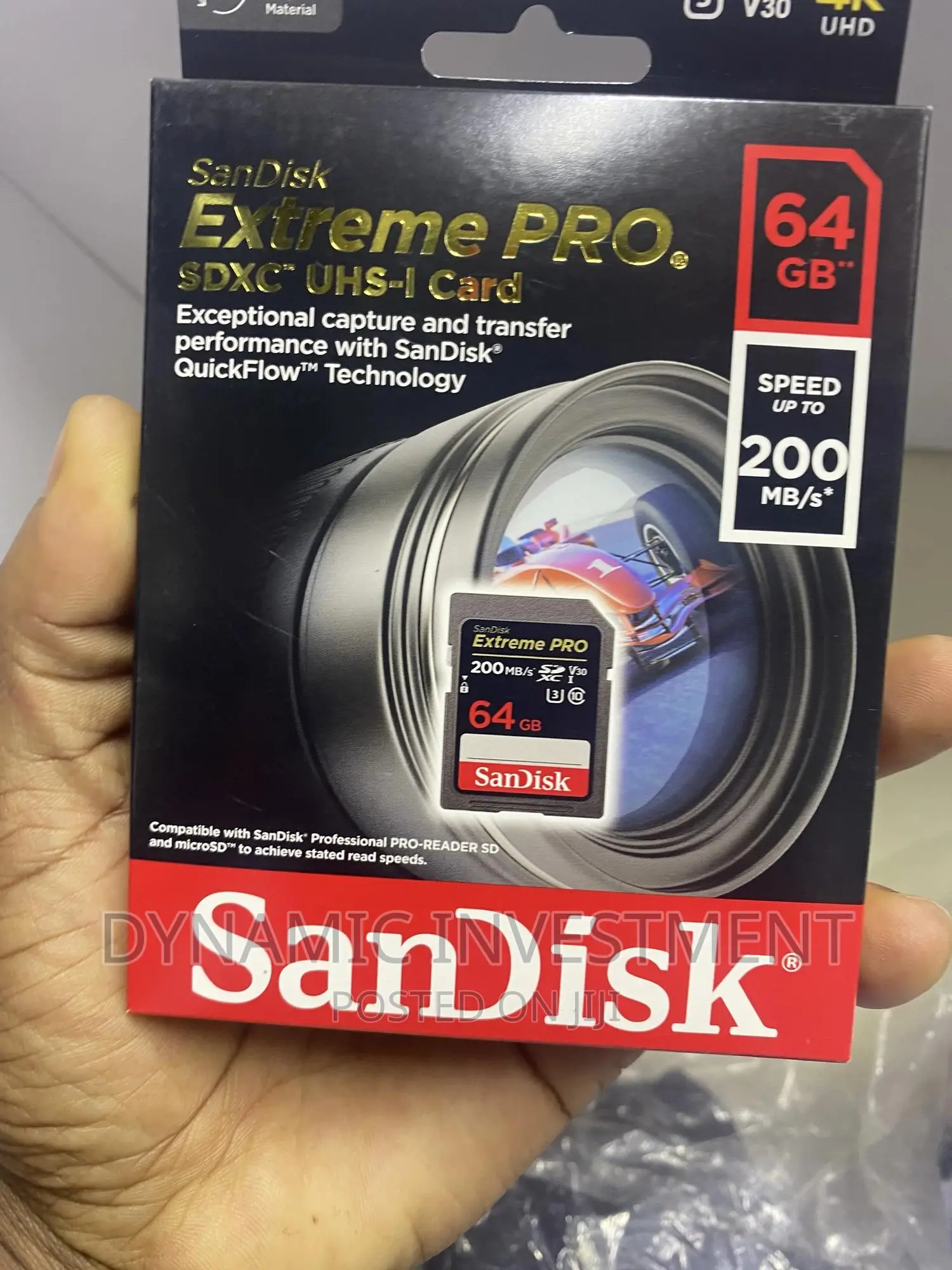 Sandisk Extreme PRO 64GB SDXC UHS-I Camera Memory Card