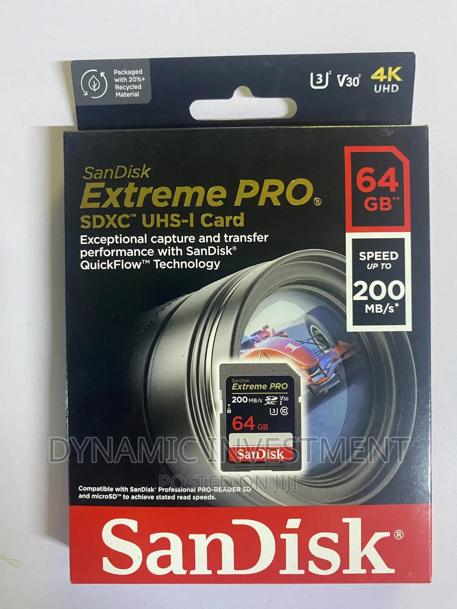Sandisk Extreme PRO 64GB SDXC UHS-I Camera Memory Card
