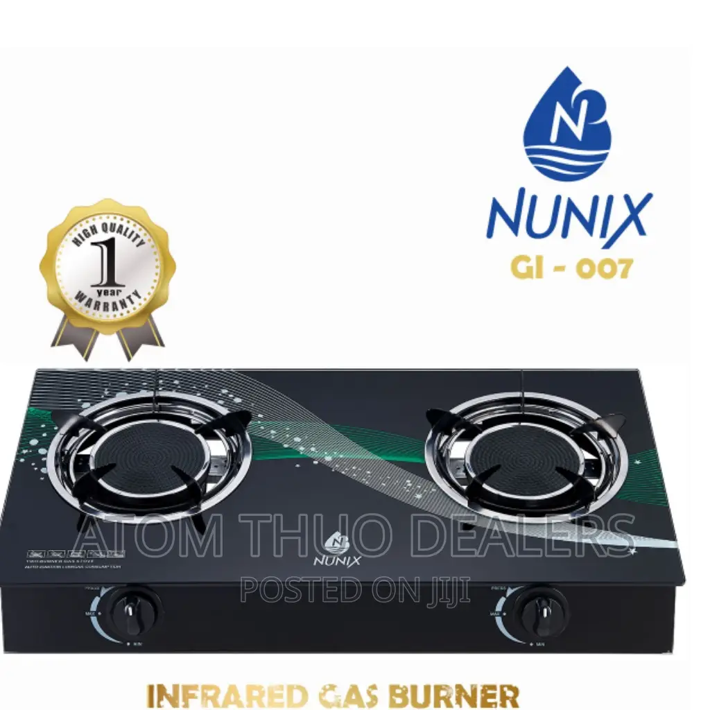 Nunix 2 Burner Infrared Cooker(GI-007)
