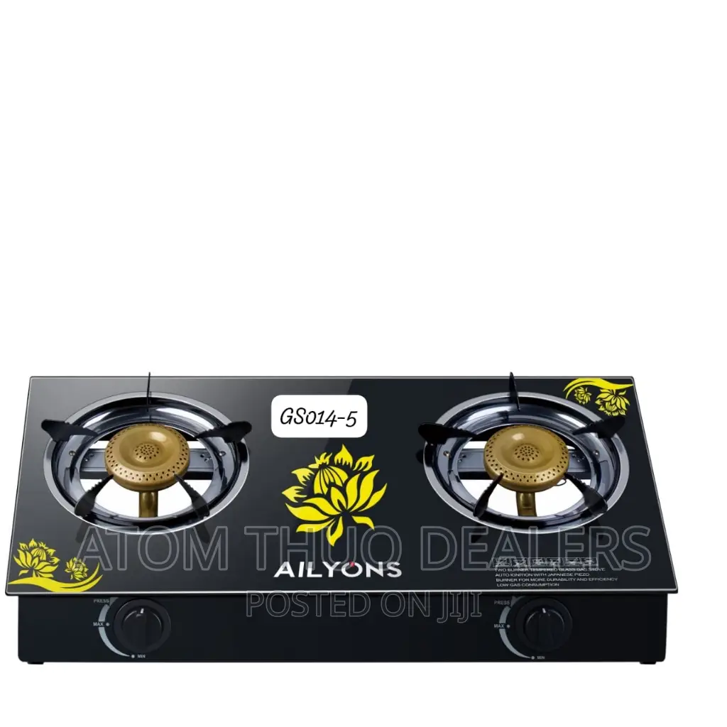 Ailyons 2 Burner Glass Table Top Cooker Gs014-S