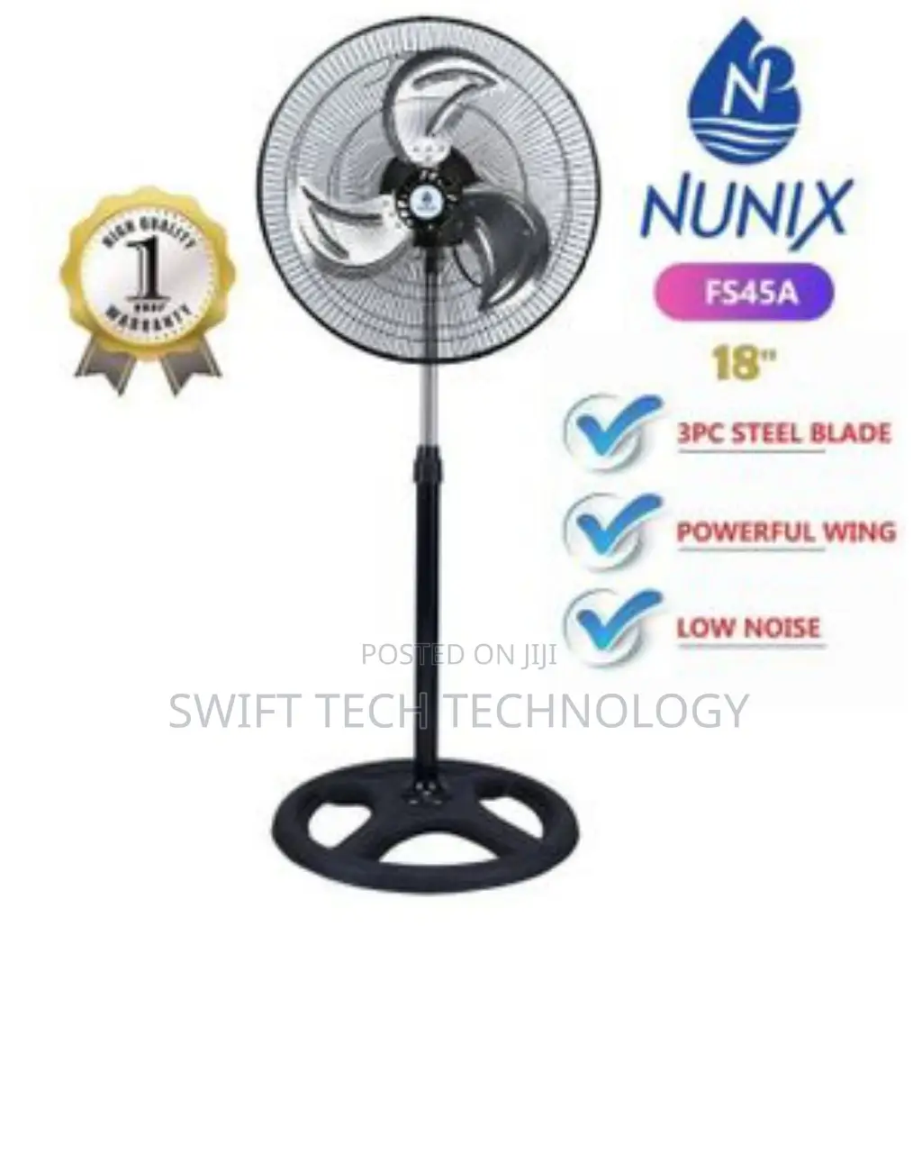 Standing Fan Nunix 18inches Standing Fan , Standing Fan 18