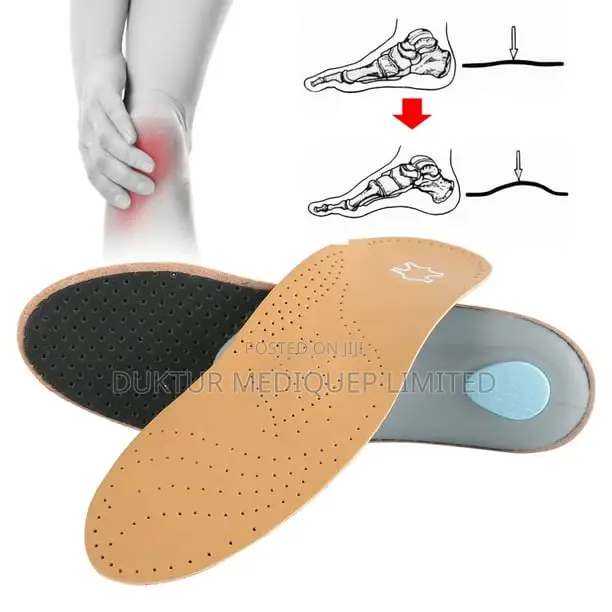Perspiration Absorption Pain Relief Flatfoot Orthotic Insole
