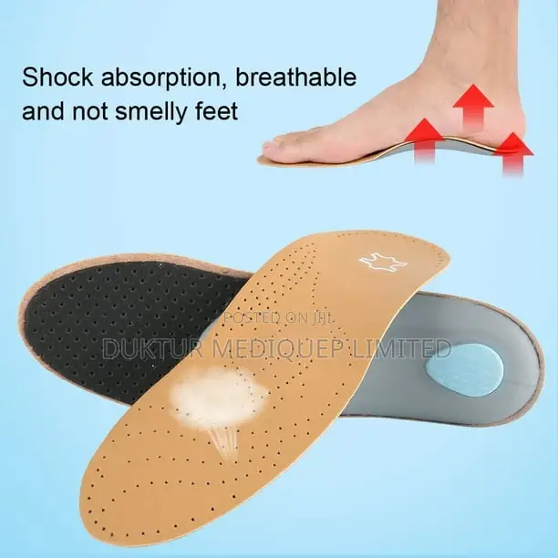 Perspiration Absorption Pain Relief Flatfoot Orthotic Insole