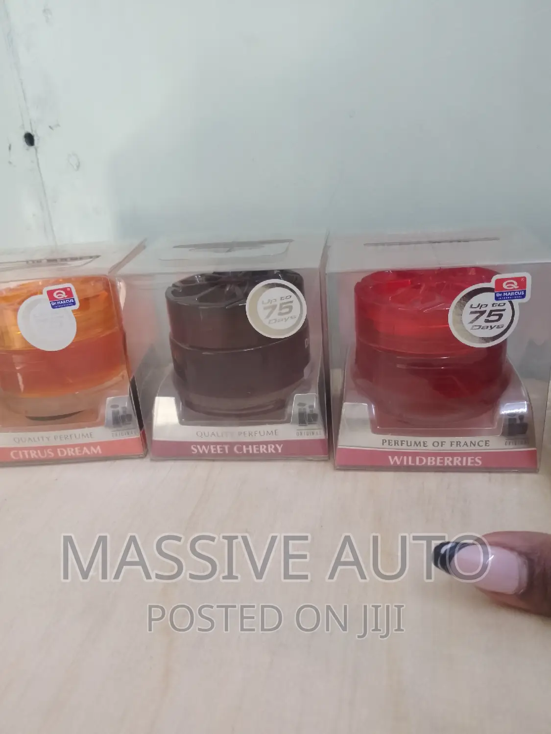 Buy Online 4different Car Perfume Flavor/ Perfume Car Gel