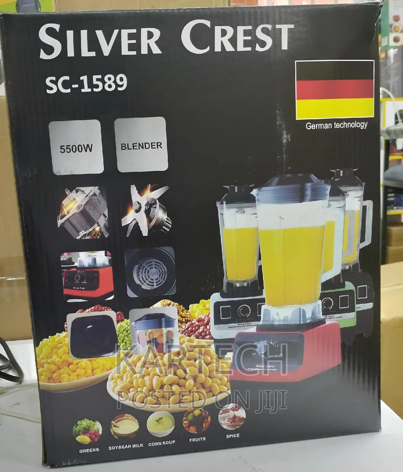2 in 1 Silver Crest Blender