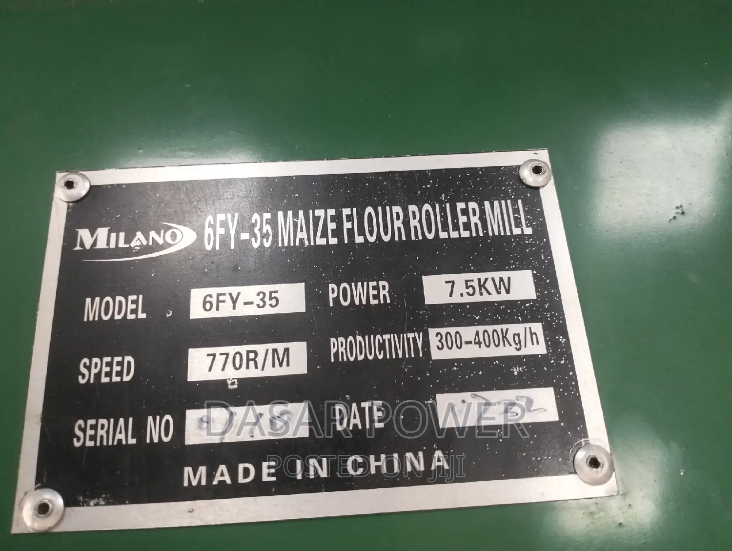 6fy-35 Maize Floor Roller Mill