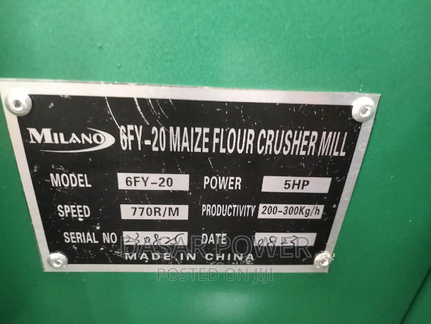6fy-35 Maize Floor Roller Mill