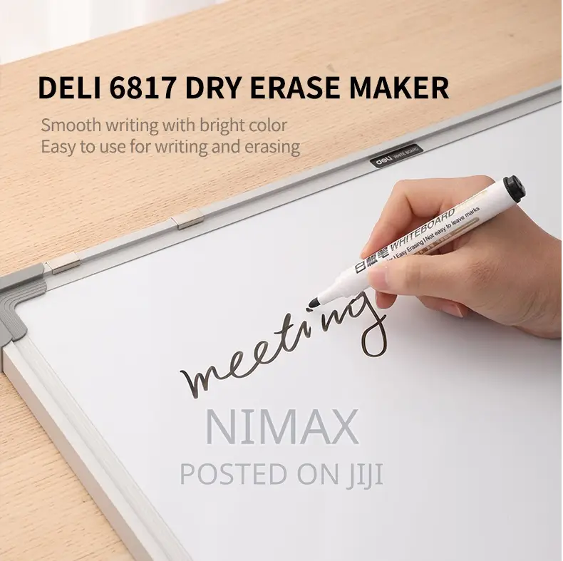 Deli White Board Cleaner and 2 Markers