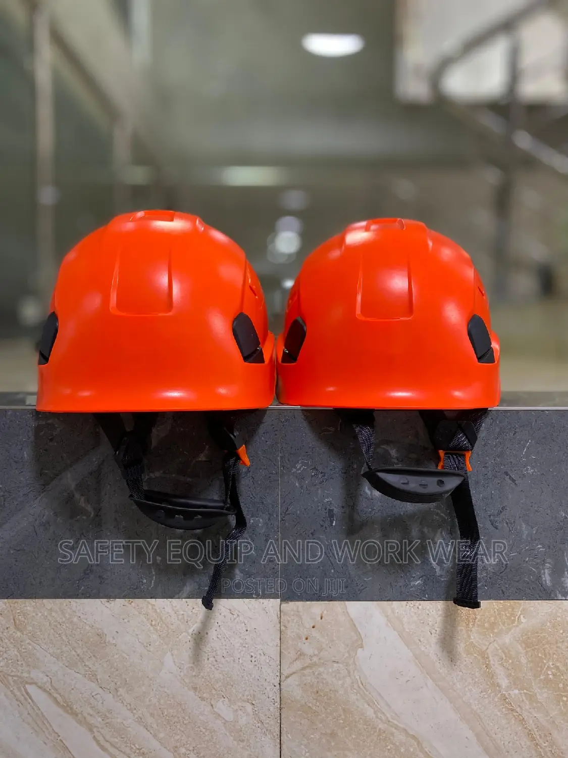 Heavy Duty Orange Helmets, WAT Helmets