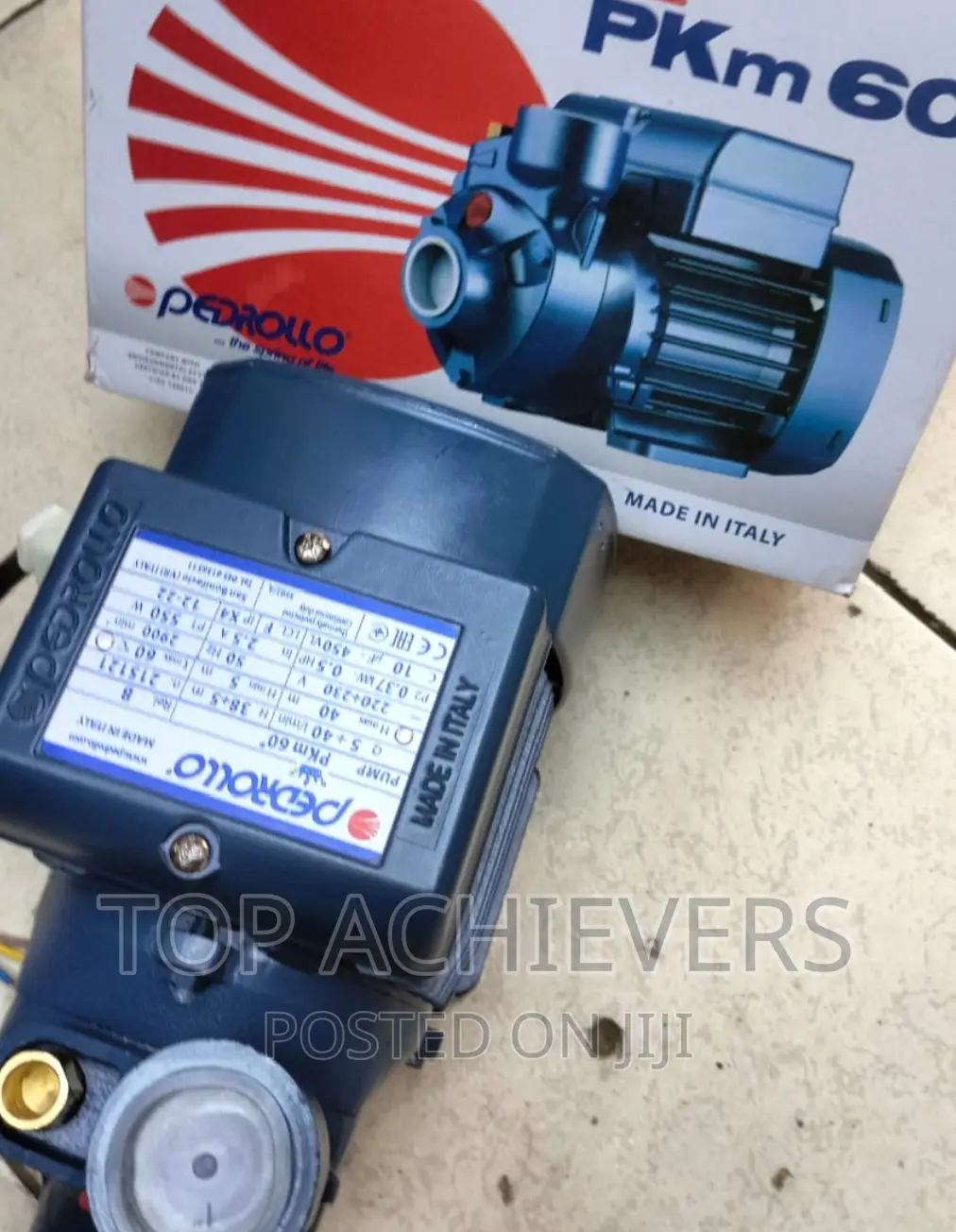 Pedrollo Water Pump 0.5hp/Quality Pedrollo Water Pump