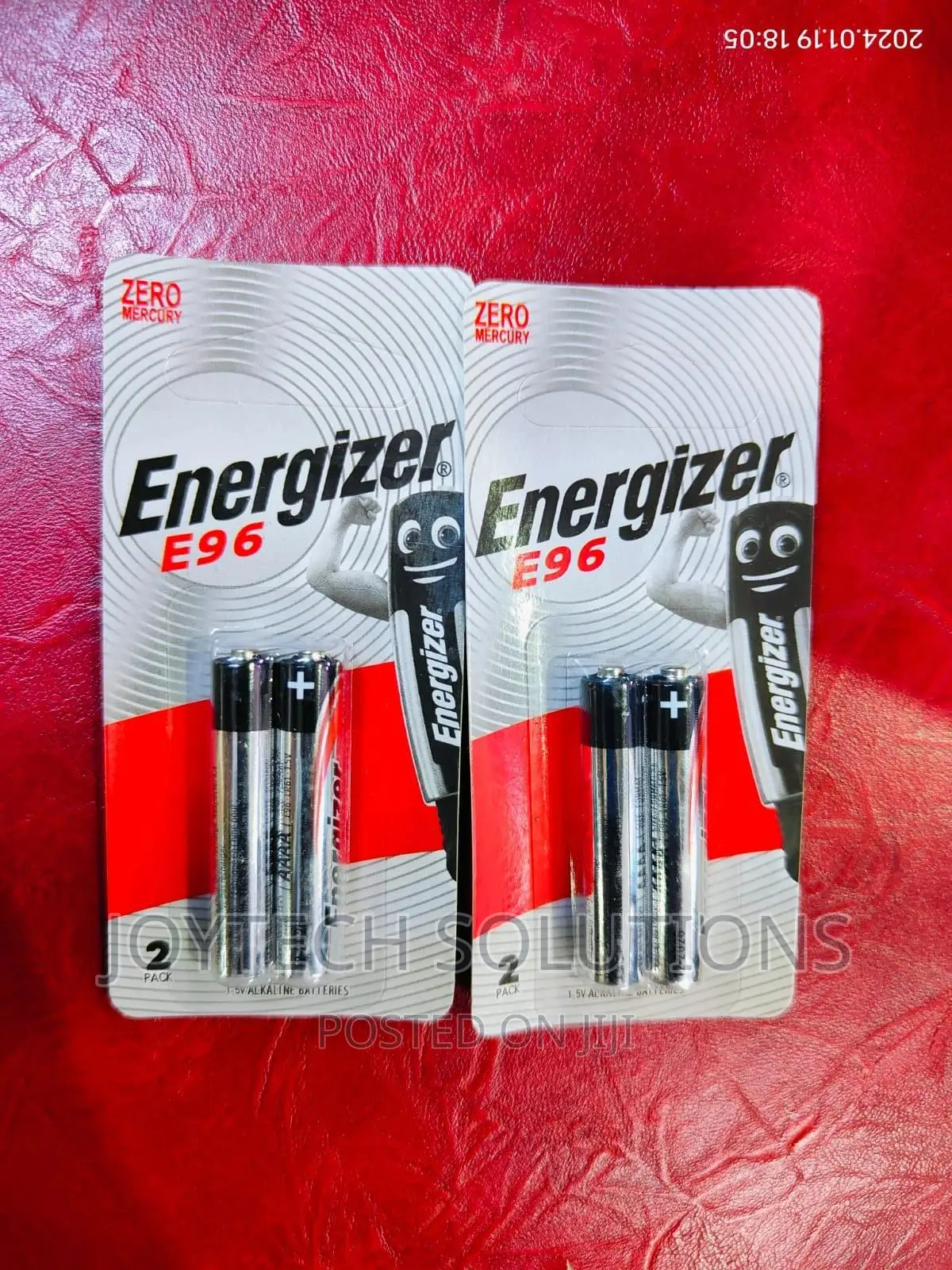 2pc Energizer E96 1.5v Alkaline Battery AAAA