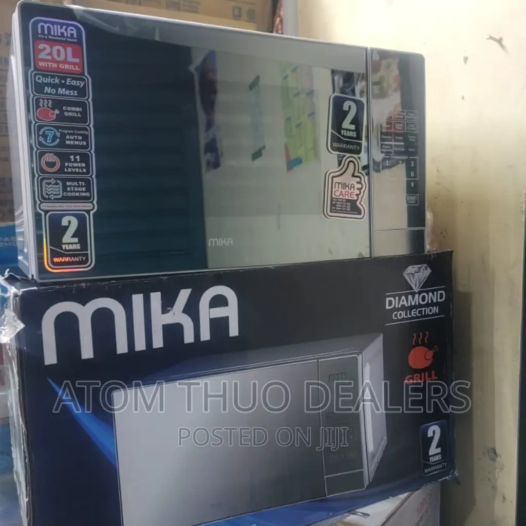 Mika Microwave, OVEN GRILL 20LTR With 1000W Grill Silver