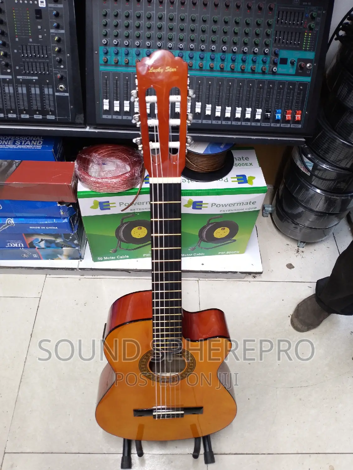 Lucky Star Semi-Acoustic Classical Guitar