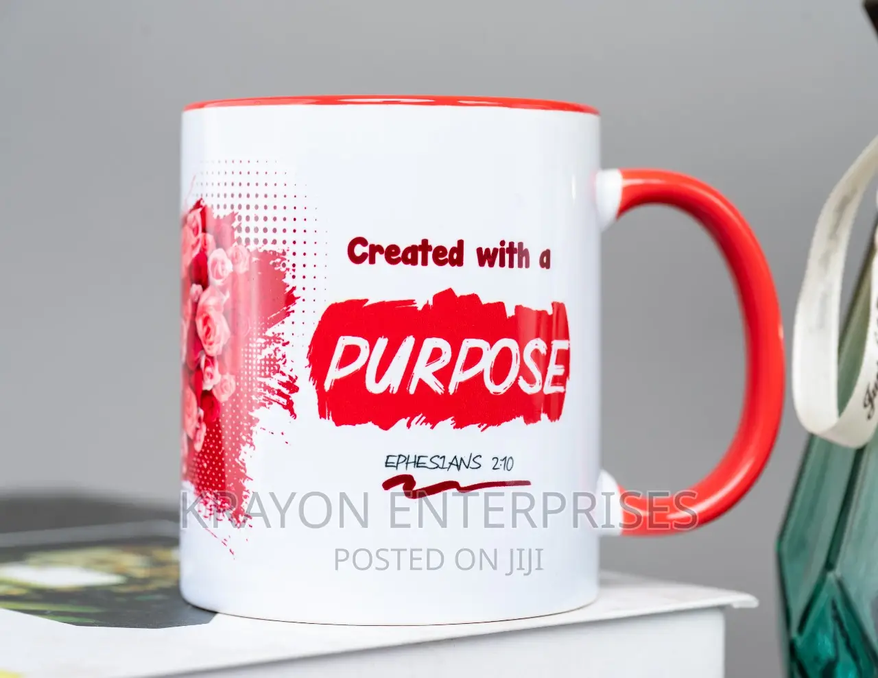 Branded Two Tone Red Mug